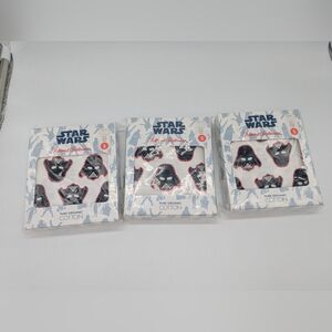 NWT LOT OF 3 Hanna Andersson Star Wars Boys Organic Boxer Briefs Small 3-6 Years